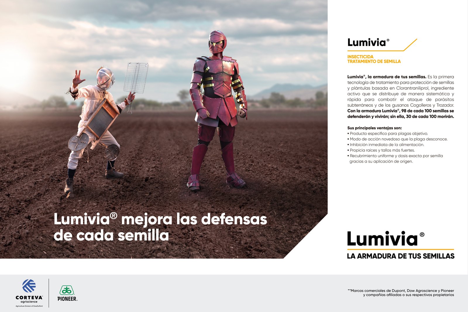 Key visual de Lumivia y Pioneer, pieza 01.