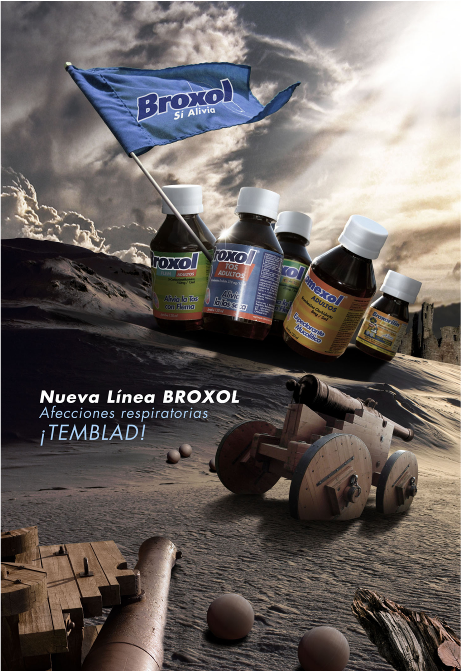 Broxol, pieza vertical