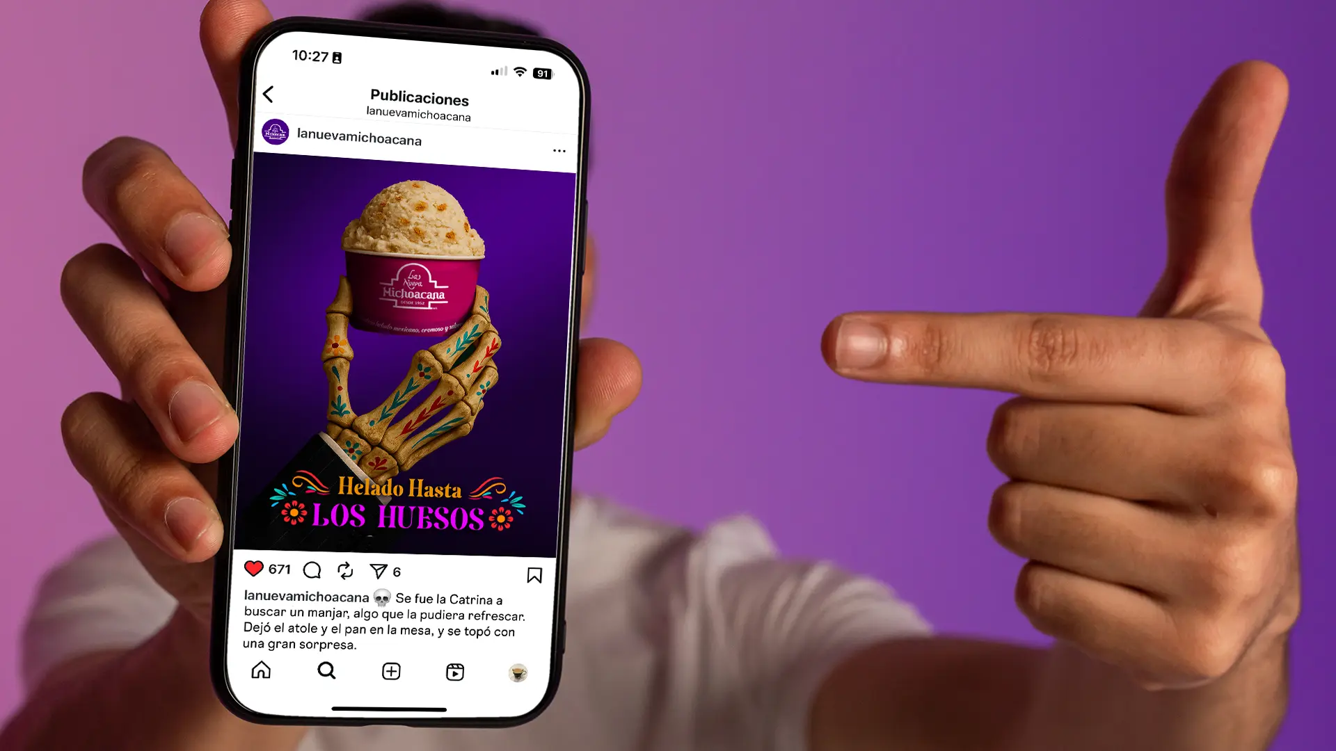 La Nueva Michoacana · Post Instagram