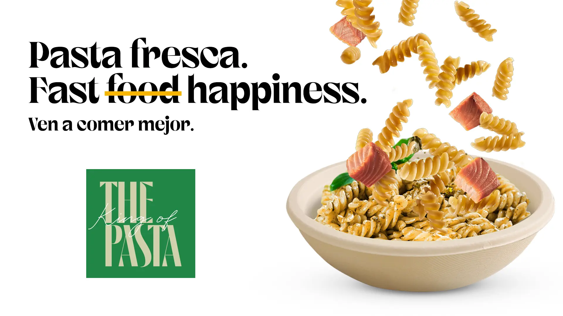 Key visual The King of Pasta · Fast Happiness