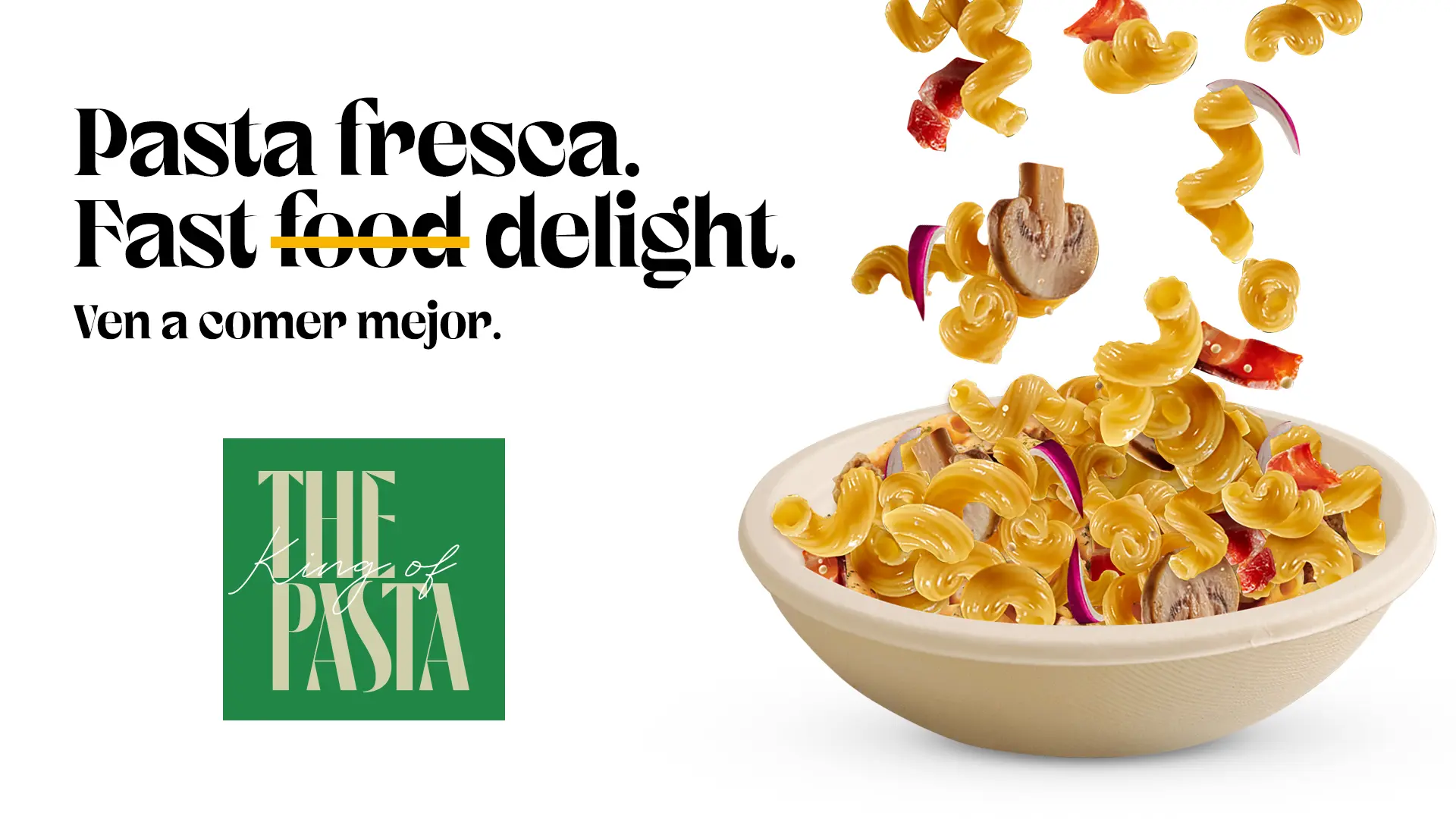 Key visual The King of Pasta · Fast Delight