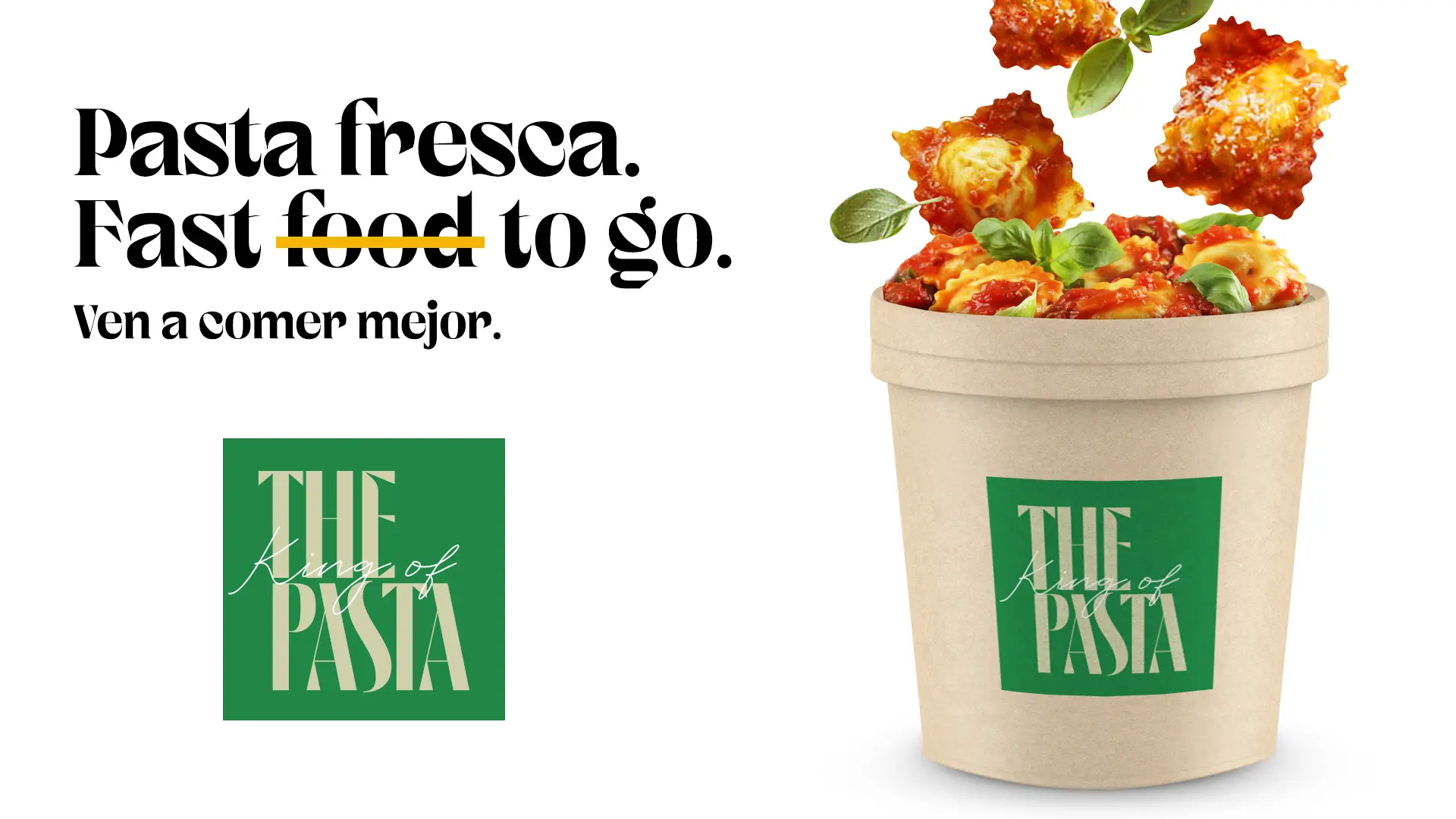 Key visual The King of Pasta · Fast to Go
