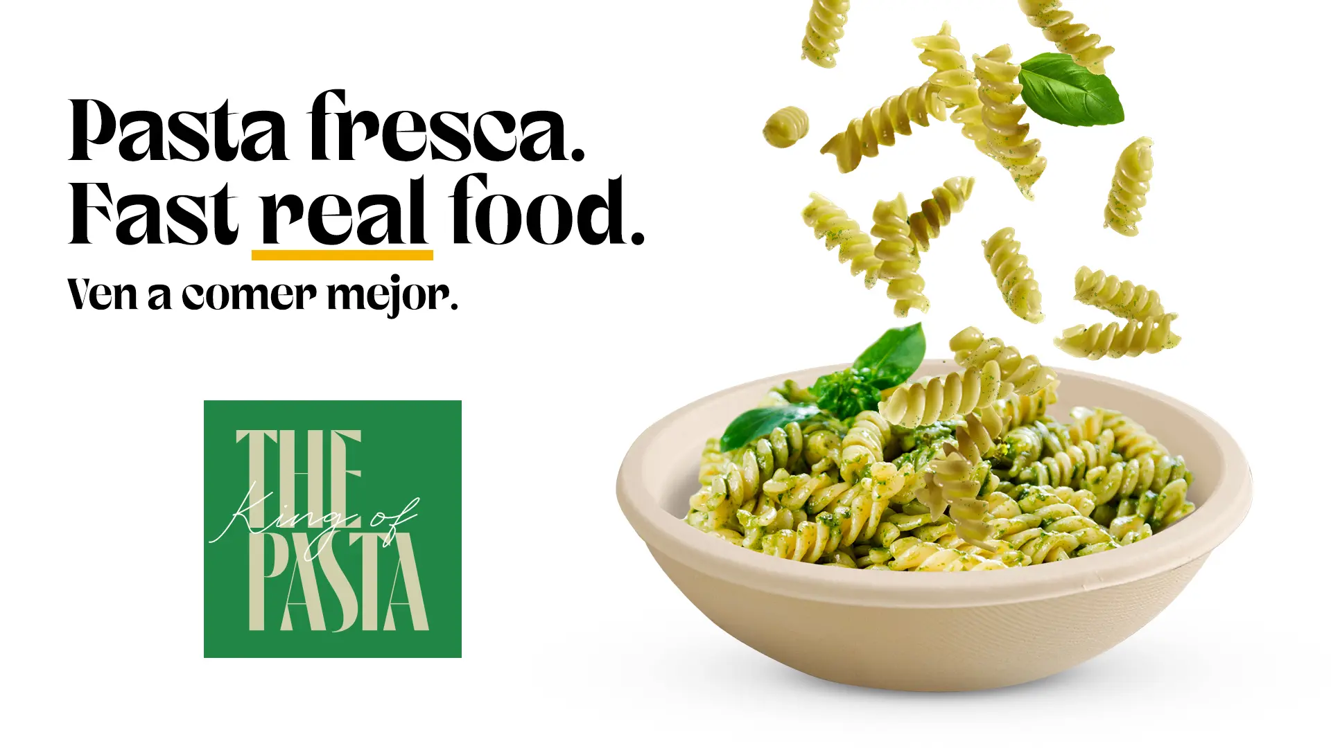 Key visual The King of Pasta · Fast Real Food